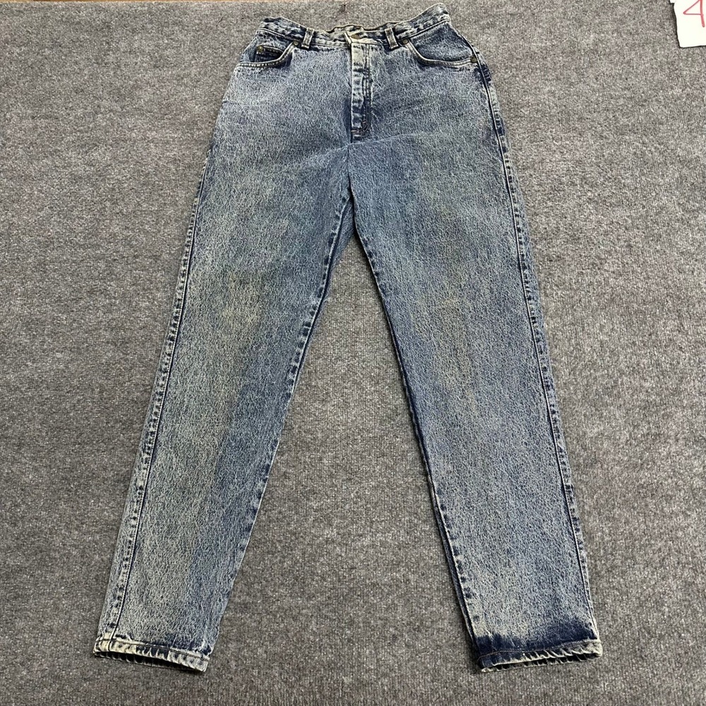 Levi's Jeans Womens Size 13 Blue Acid Wash High Waist Tapered Leg USA Vintage